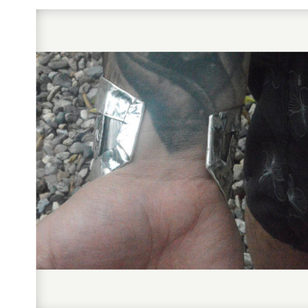 Heavy Mens Wide Sterling Silver Cuff Bracelet Dogs - Picture 6 of 8